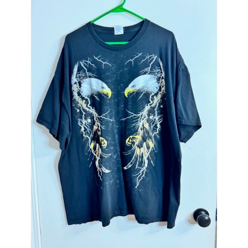 Vintage Y2K Eagle T-Shirt Men's 3XL,streetwear,90's,Retro